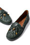 Eagle Moccasin Loafer - Dark Green - 5