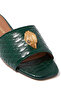 Kensington Flat Slippers - Dark Green - 4