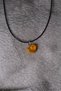 Orange Heart Plastic Stainless Necklace Y2K Pinterest Unisex
