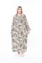 Women's Long Sleeve Plus Size Woven Summer Long Sleeve Dress - 5