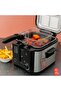 مقلاة عميقة بقوة 1600 واط Kndf6347 130 190 درجة مئوية وقت ودرجة حرارة قابلة للتعديل 2 لتر - 4