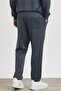 Premium Men's Elastic Waist Modal Fabric Smoked Woven Trousers Ls-22030 - 3