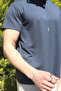 Men's Smoked Winter T-Shirt 100% Cotton Modal Silky Fabric Crew Neck Breathable Texture - 4