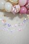 Pink Space Concept Banner Birthday Balloon Chain Set - 3