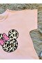 Set of 2 Leopard Mikili Tshirt and Stretchy Camisole Leopard Ankle Leggings - 2