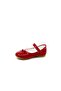 300 Girl's Red Patent Leather Bow and Velcro Ballerinas - 3