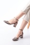 Rondon Platinum Round Toe Heeled Shoes
