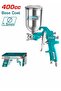 مسدس رش بويا على الهواء 400cc 1.5mm مقلوب كوب معدن - 3