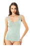 Cotton Modal Fabric Lace Strap V-Neck Box Packaged 4 Skin, White, Green, Powder Women's Undershirt - 7