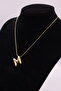 Women's Steel Balloon Letter Necklace - 5