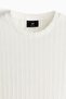 Regular Fit Crochet-look T-shirt - 2