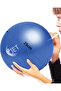 Mini Pilates Ball 25 cm Plates Balance Ball and Inflation Stick Blue - 8