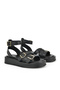 , Genuine Leather Women's Sandals 1511033Z23029 Black - 2