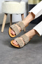 Anatomical Unisex Natural Cork Sole Genuine Leather Slippers - 2