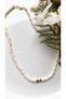 Gold Heart Detailed Bead Necklace