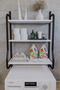 Bony Washing Machine Top Organizer Shelf Bathroom Cabinet Shelf Machine Top Cabinet Shelf White - 4