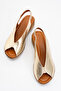 Harine Genuine Leather Sandals Gold - 7