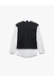 Cotton Long Sleeve Sweater Detailed Classic Collar Shirt - 4