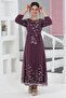 Girl's Long-Length Chiffon Lined Hijab Dress - 5