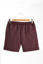2'li Erkek Bordo - Ekru Basic Regular Fit Şort & Bermuda - 4
