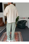 Beige Muslin Fabric Long Sleeve Shirt G-5186/5468 - 4
