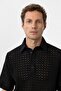 Polo neck knit men's t-shirt - 4