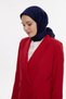 Idol Satin Janjan Scarf - Navy Blue - 3