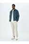 Cotton Buttoned Corduroy Jacket with Flap Pocket Detail - 2