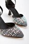 Zephyr Stone Heeled Shoes