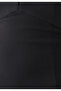 Backless Stretchy Wool Silk Midi Dress - Black - 4