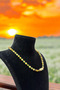 Silver Natural Rock Drop Baby Amber Necklace Pain Tooth Evil Eye Necklace. - 4