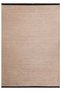 Line Patterned Runner Beige Black Washable Chenille Fringed Non-Slip Base Door Carpet 8380