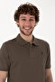Men's Regular Fit Polo Neck Mink Basic T-Shirt 50298016-Vr052 - 2