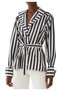 Striped Belted Shirt - 5