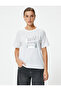 Women's White Printed T-Shirt - 3