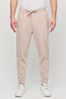 Men's Slim Fit Elastic Waist Drawstring Zippered Lycra Comfortable Jogger Pants