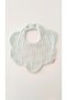 3-Pack 100% Cotton Organic Soft Colors 8 Layer Muslin Baby Bib / Drool Bib / Nickel Free Snap Fasteners - 4