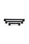 128 mm Bridge Handle Black Furniture Drawer Cloakroom Kitchen Cabinet Handle - 8