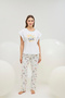 16843 Women's Printed Pajama Set