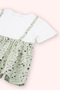 Baby Girl Short Sleeve Ecru T-Shirt - 3