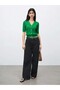 Seasonal Knitted Cardigan with Button Short Sleeve, Jacket, Ball - 6