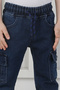 Cargo Pocket Elastic Waist Boys' Trousers1567 - 3