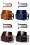 4 Pieces Genuine Buffalo Leather Men's Jeans Belt Combination