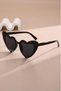 Hearted Bride Groom Bridesmaid Birthday Sunglasses Set of 3 Wedding Bride Kina after Party - 4