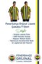 Original Licensed Yellow Navy Blue Striped Men's T-Shirt with Gift Wooden Box - 3