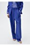 Wideleg Cuffed Fabric Pants