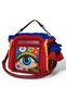 Crochet Knitted Detailed Leather Shoulder Bag, Handmade Special Design Tote Bag