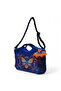 Crochet Knitted Detailed Leather Shoulder Bag, Handmade Special Design Tote Bag - 2