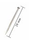 Bulk Needle 250Gr 1 Pack 28mm Nickel Coated Bulk Needle Wedding Engagement Jewelry Needle Turban School Office Bureau - 4