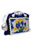 Crochet Knitted Detailed Leather Shoulder Bag, Handmade Special Design Tote Bag - 5
